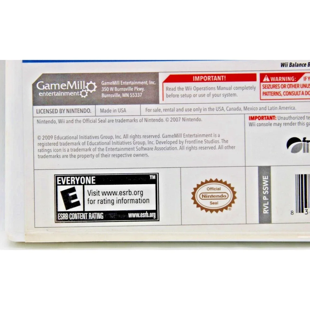 Wii Water‎ Sports (Nintendo Wii, 2009) with manual and case